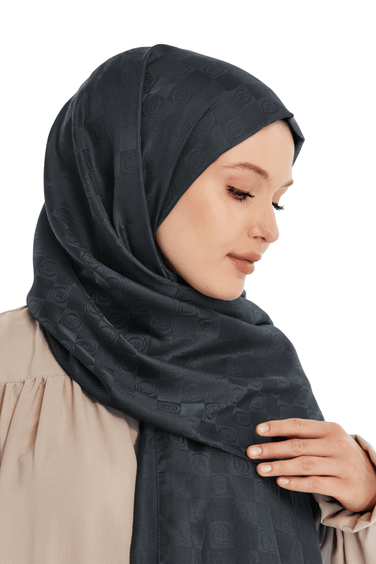 Monogram Dama Desen Şal