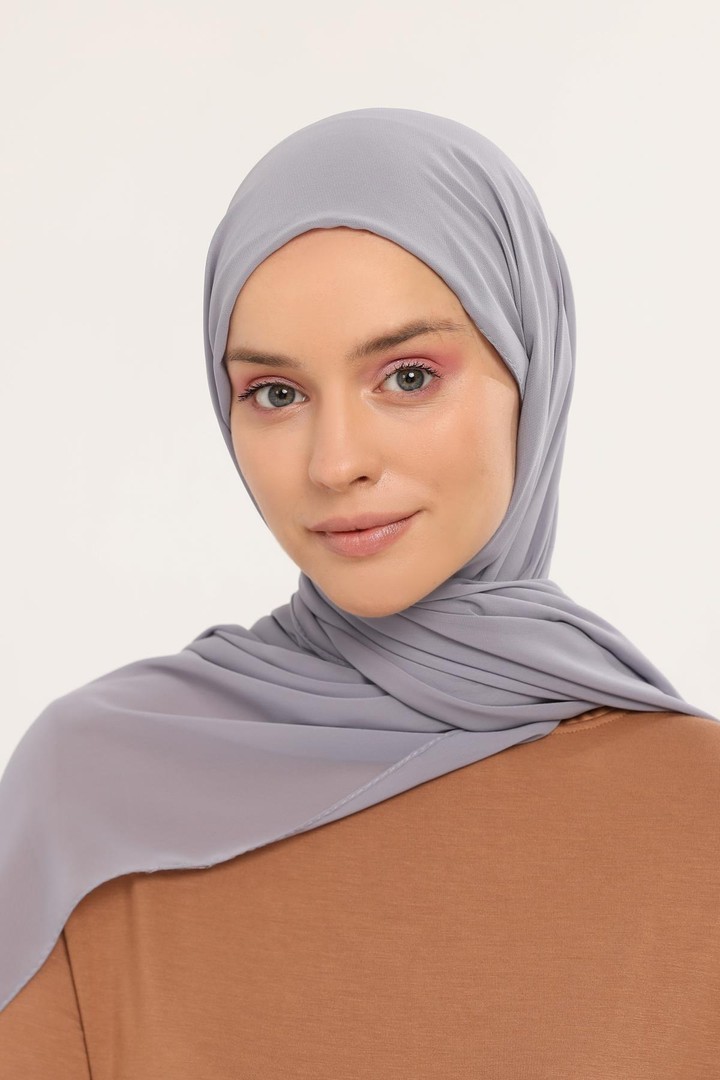 Practical Bonnet and Chiffon Shawl Set