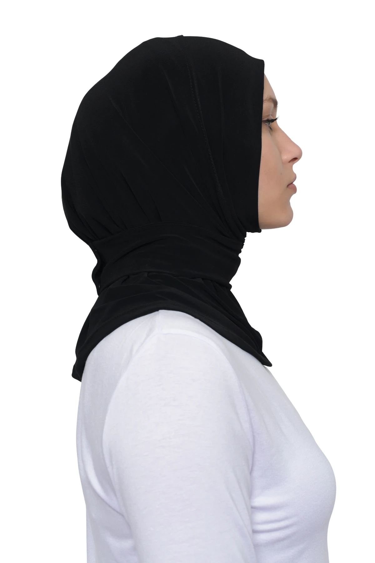 Çıtçıtlı Hazır Eşarp Hijap