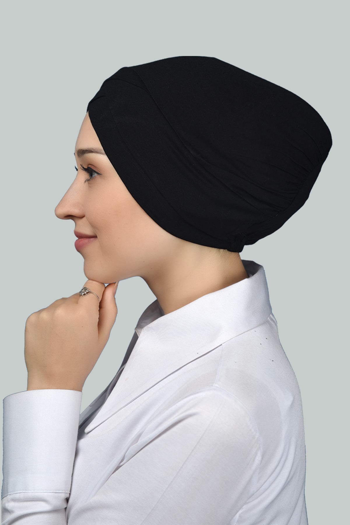 Four Banded Criss Cross Outdoor Cap Hijab Instant Turban