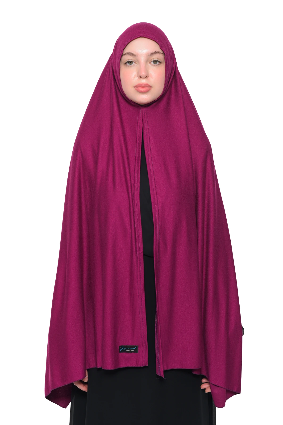 Hazır Pratik Geçmeli Lüks Organik Düz Penye Şal Eşit Hizalı