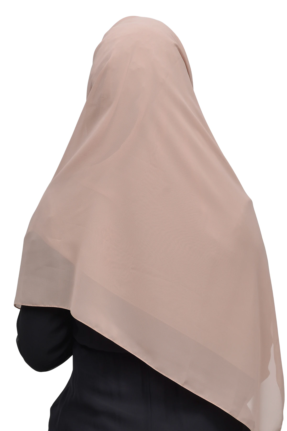 Hazır Pratik Taşlı Malezya Tesettür Şifon Şal