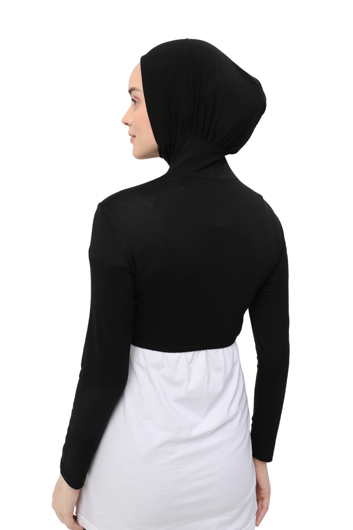 Long-Sleeved Neck Cover Bonnet Half Body