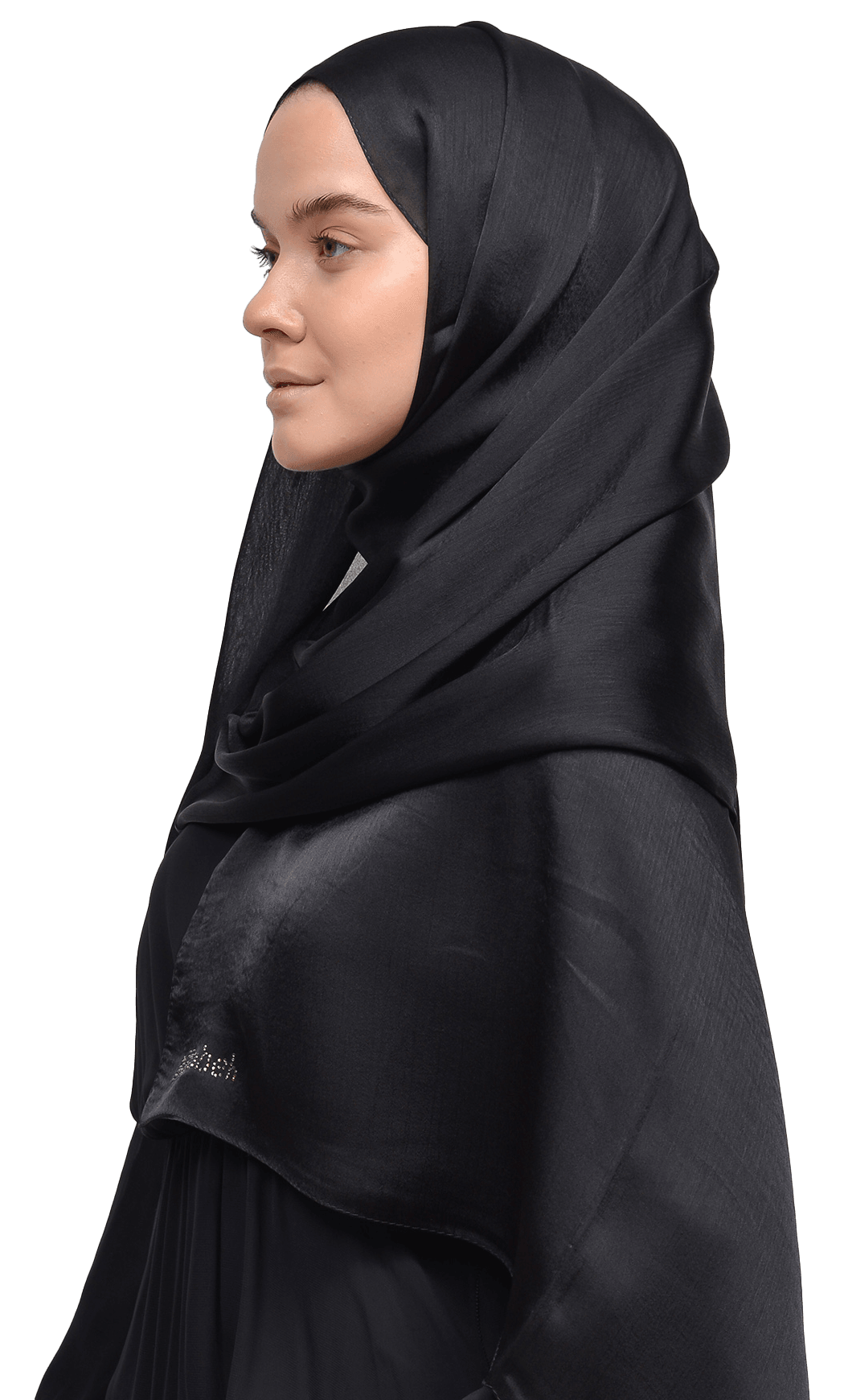 Satin Chiffon Shawl - Luxurious & Evening Elegance 