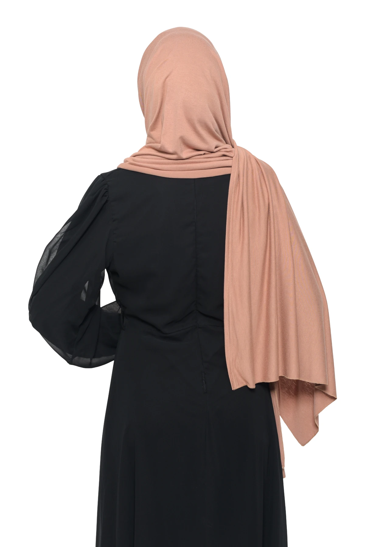 Hazır Pratik Geçmeli Lüks Organik Düz Penye Şal Eşit Hizalı