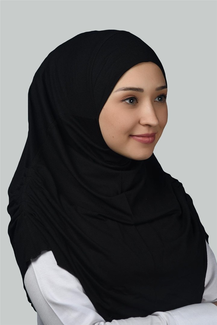 Instant Hijab Pleated Practical Scarf - Prayer Hijab 