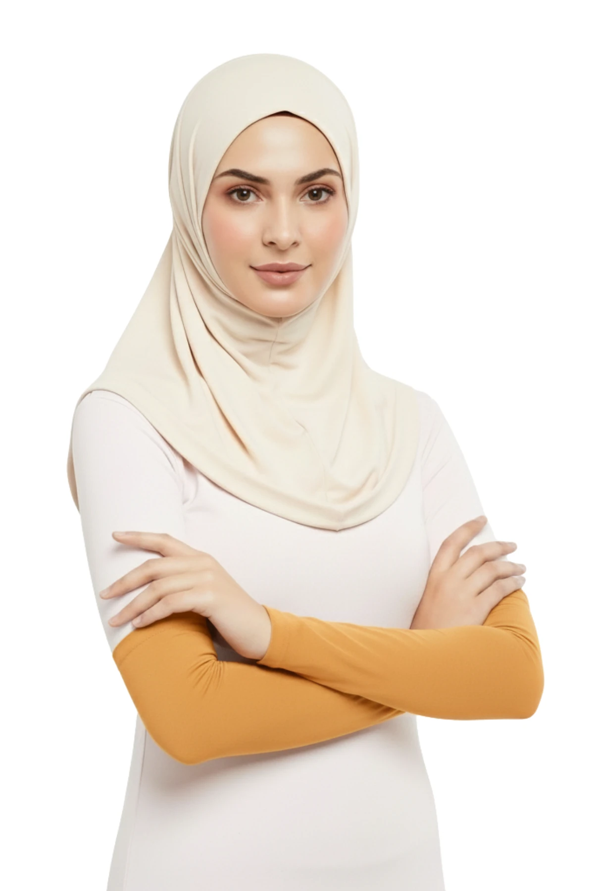 Pratik Tesettür Kolluk Penye Namaz Kolluğu Düz