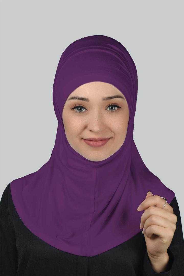 İkili Set Pratik Eşarp Hazır Türban ve Hijab Tesettür Bonesi