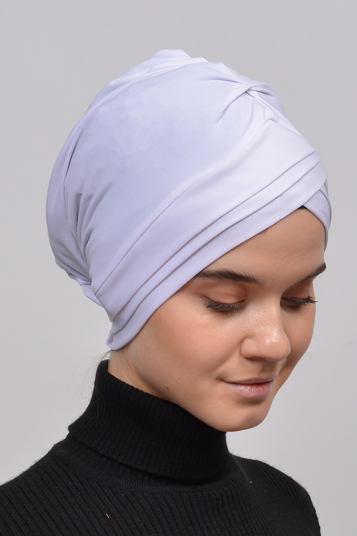 Three Banded Criss Cross Outdoor Cap Hijab