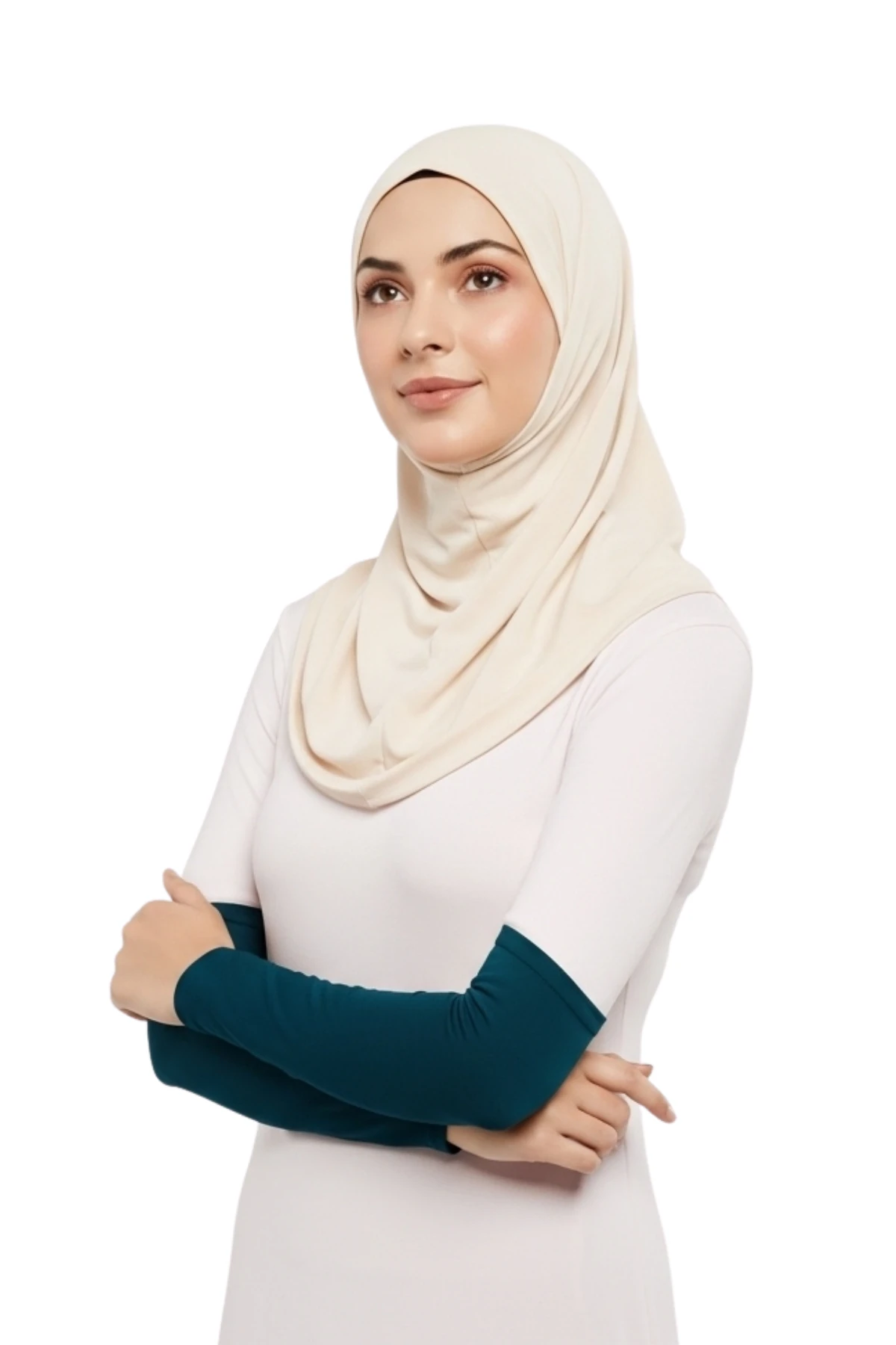 Pratik Tesettür Kolluk Penye Namaz Kolluğu Düz