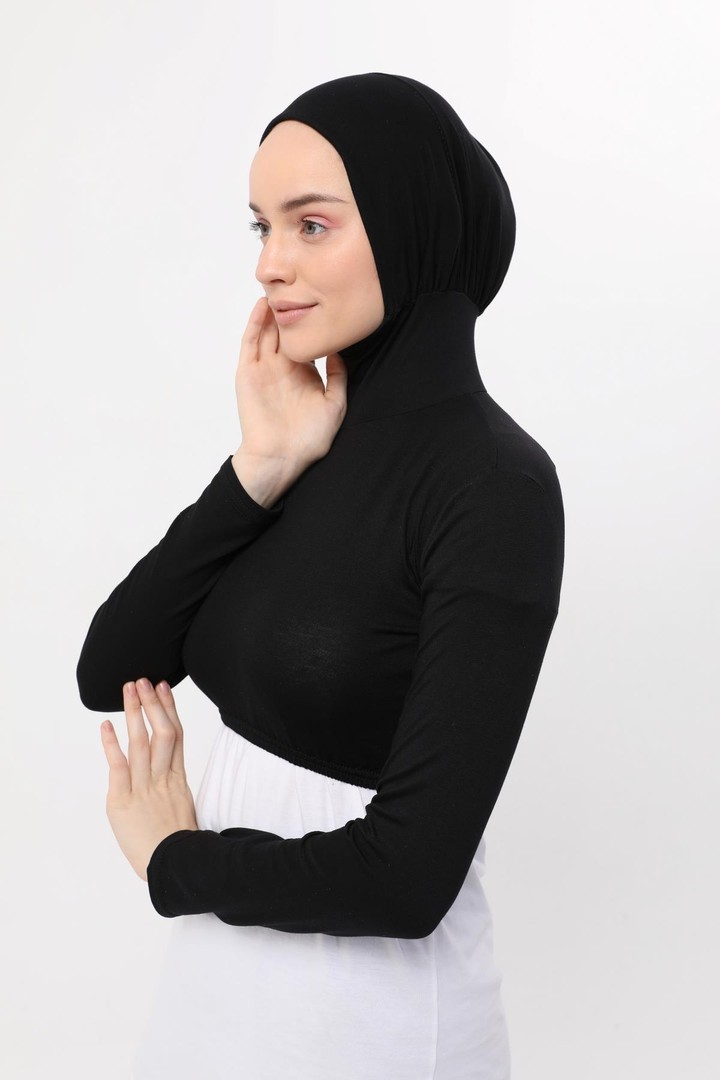 Long-Sleeved Neck Cover Bonnet Half Body