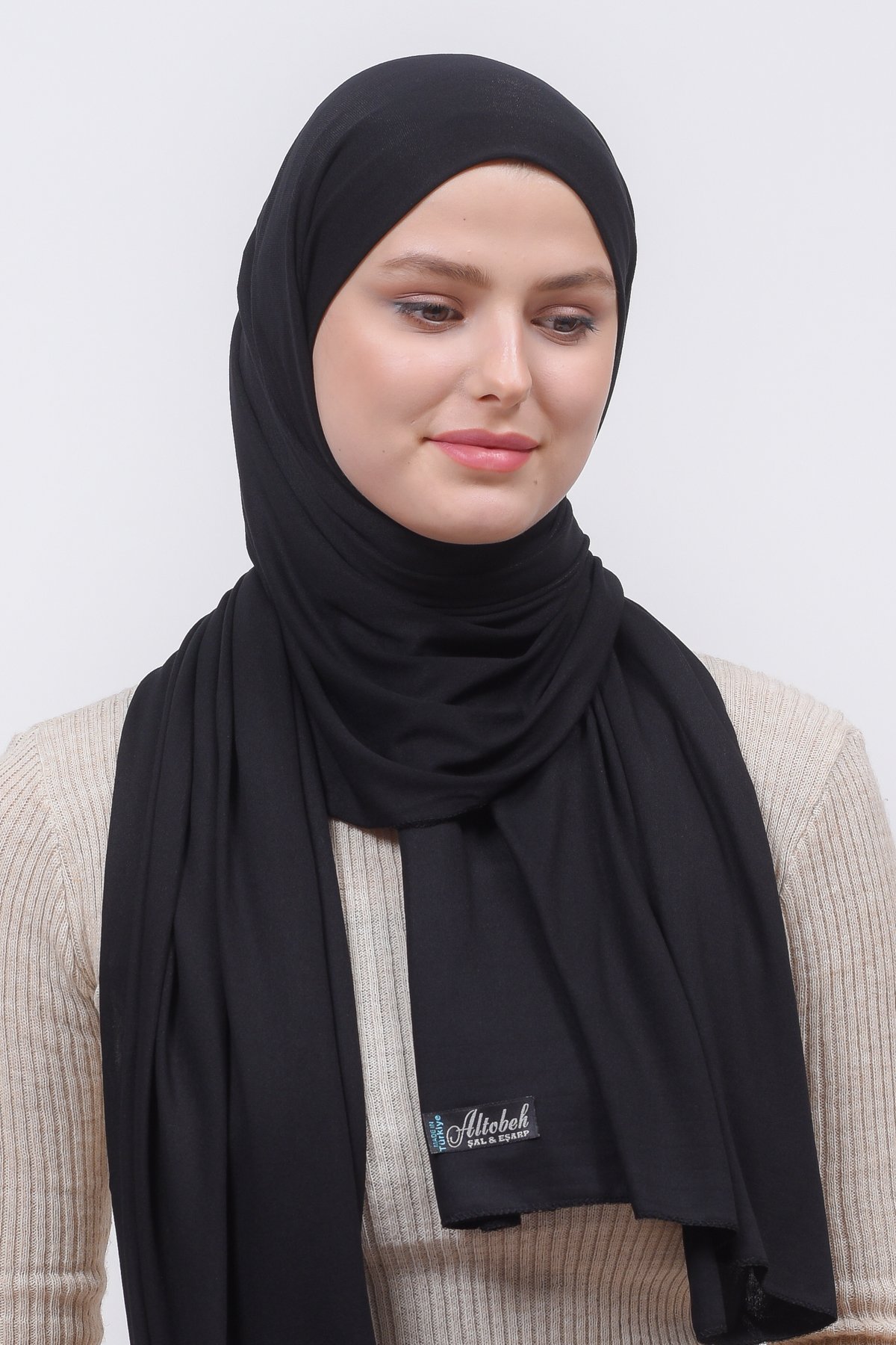 Cotton Jersey Shawl Hijab - Soft & Stretchy 