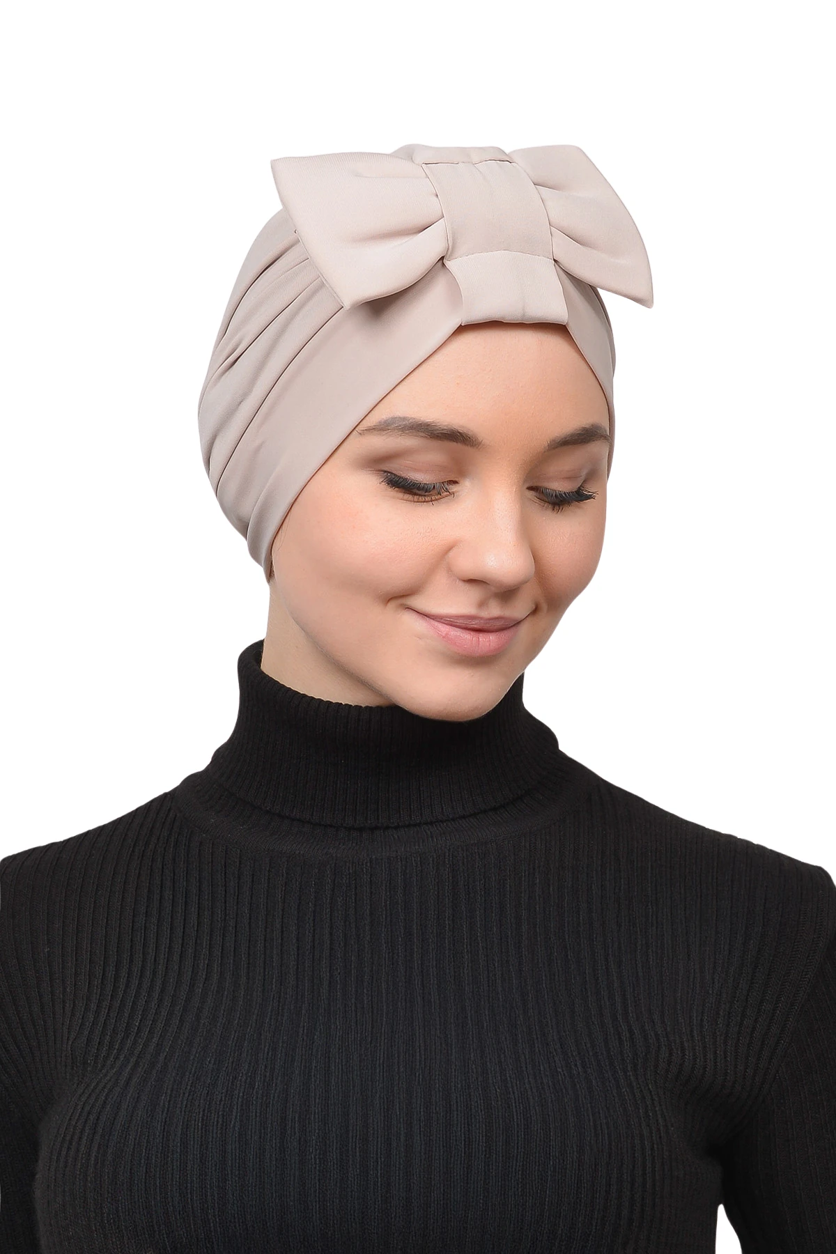 Fiyonklu Çift Yönlü Çapraz Tesettür Bone