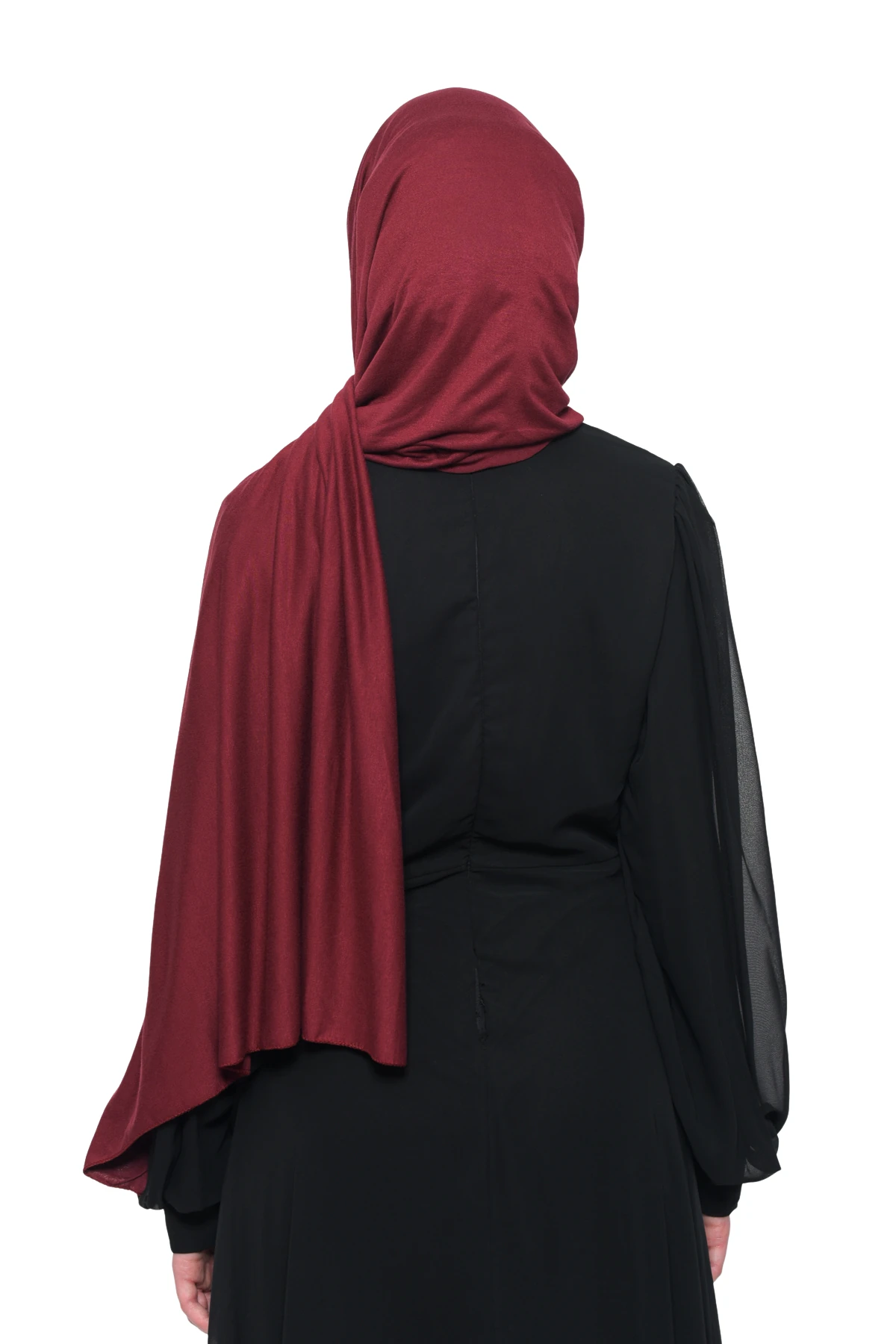 Hazır Pratik Geçmeli Lüks Organik Düz Penye Şal Eşit Hizalı