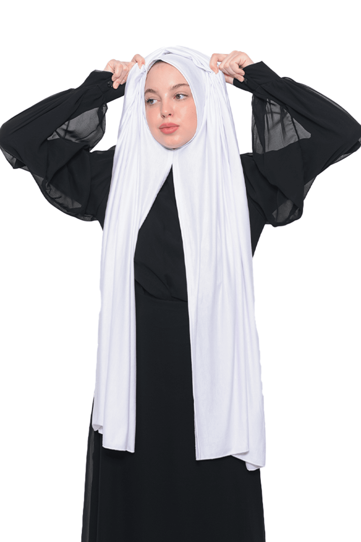 Organic Viscon Slip-On Hijab