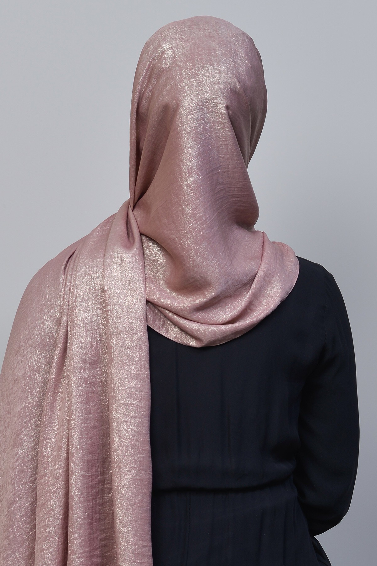 Reflective Cotton Hijab Shawl - Double-Faced Shiny 