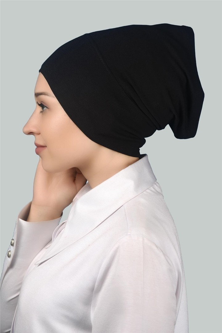 Instant Practical Snap-On Long Hijab Bonnet