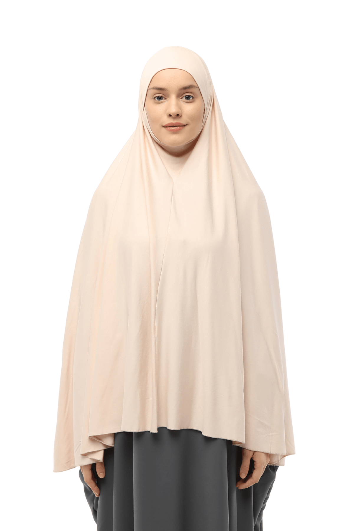 Hazır Türban Peçeli Pratik Eşarp Tesettür Nikaplı Hijab - Namaz Örtüsü Sufle (5XL)