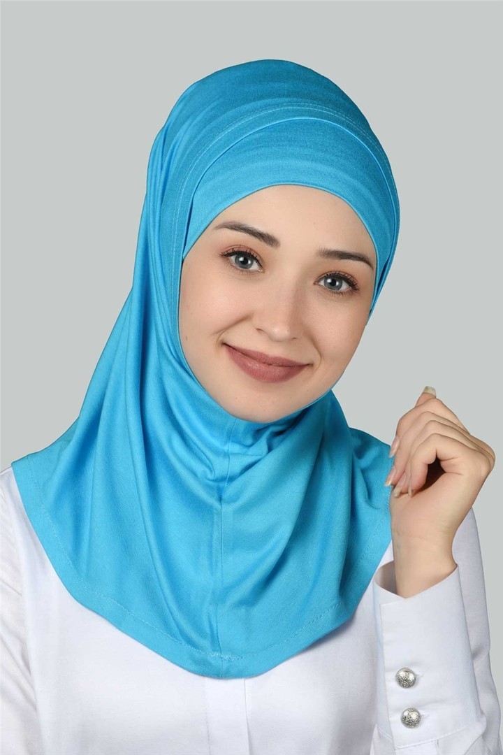 İkili Set Pratik Eşarp Hazır Türban ve Hijab Tesettür Bonesi