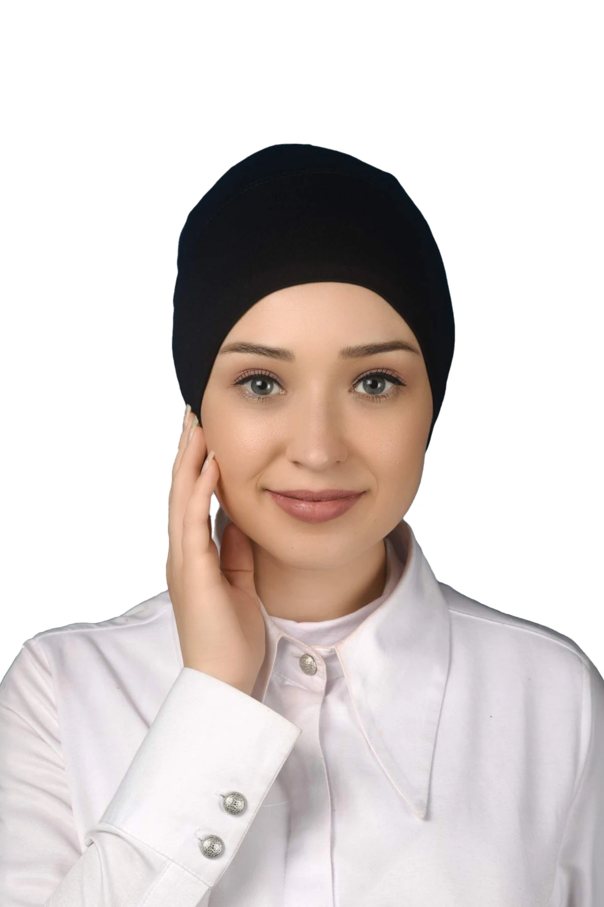 Instant Practical Snap-On Long Hijab Bonnet