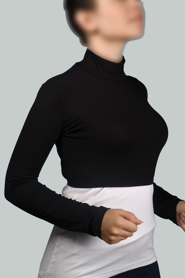 Long Sleeve Turtleneck Top