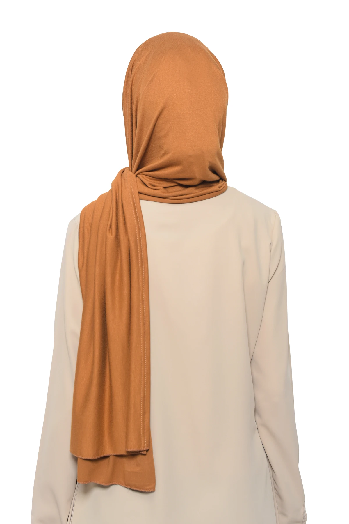 Hazır Pratik Geçmeli Lüks Organik Düz Penye Şal Eşit Hizalı