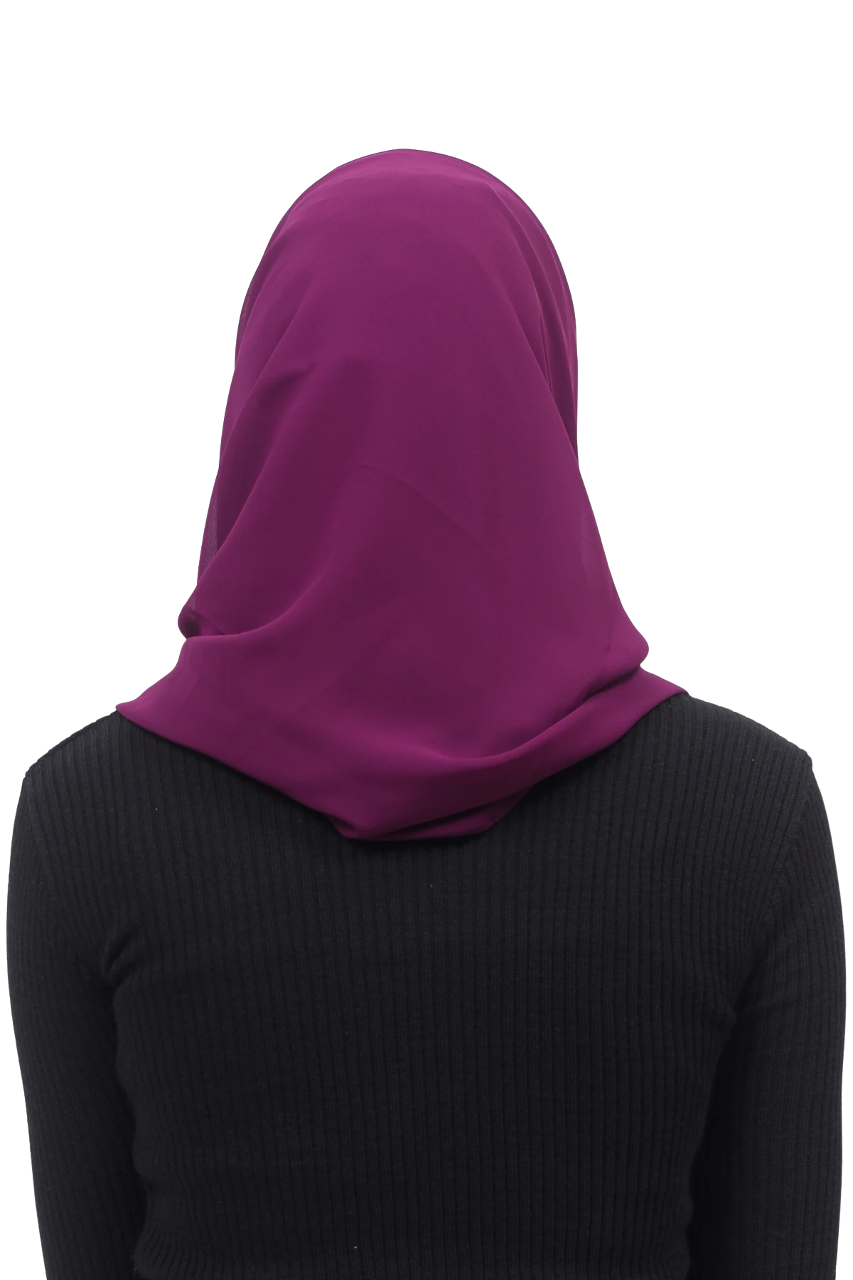 Pileli Çapraz Tela Bantlı Pratik Tesettür Şifon Şal