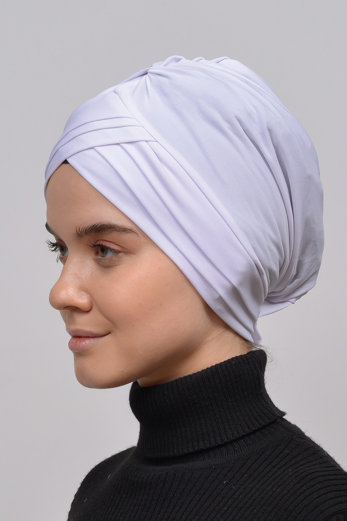 Three Banded Criss Cross Outdoor Cap Hijab