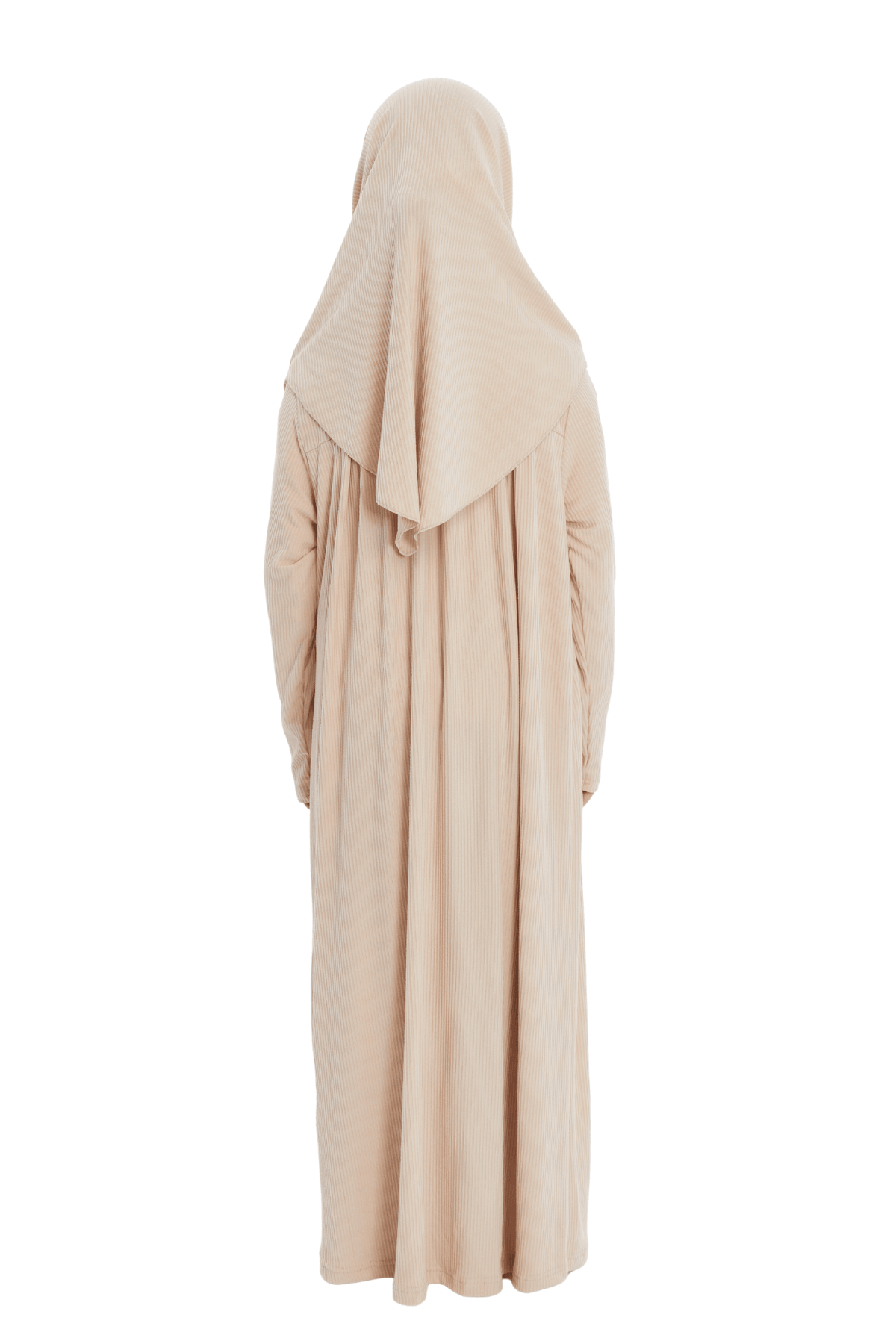 Çocuk Namaz Elbisesi- Kaşkorse Pratik Başörtülü