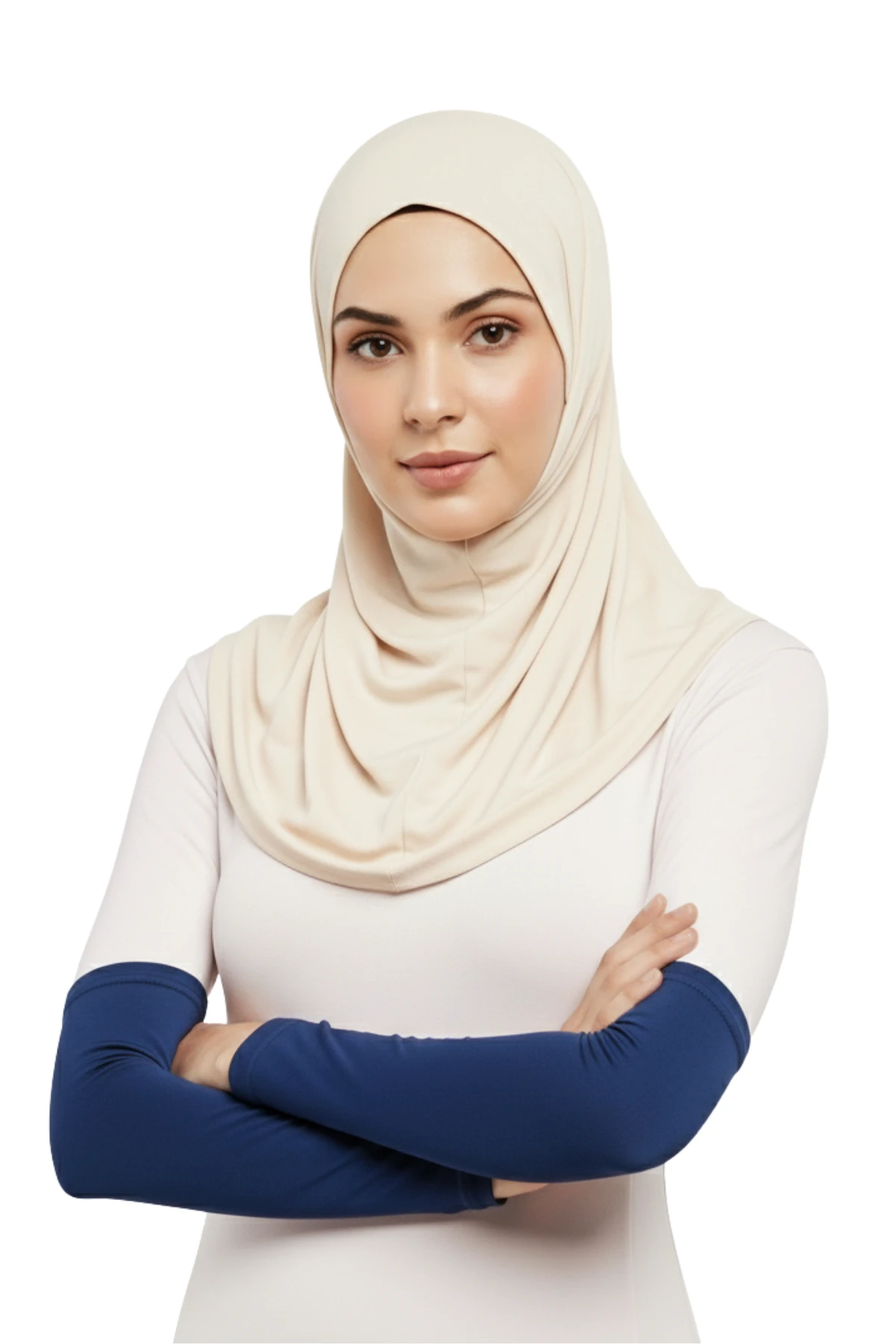 Pratik Tesettür Kolluk Penye Namaz Kolluğu Düz