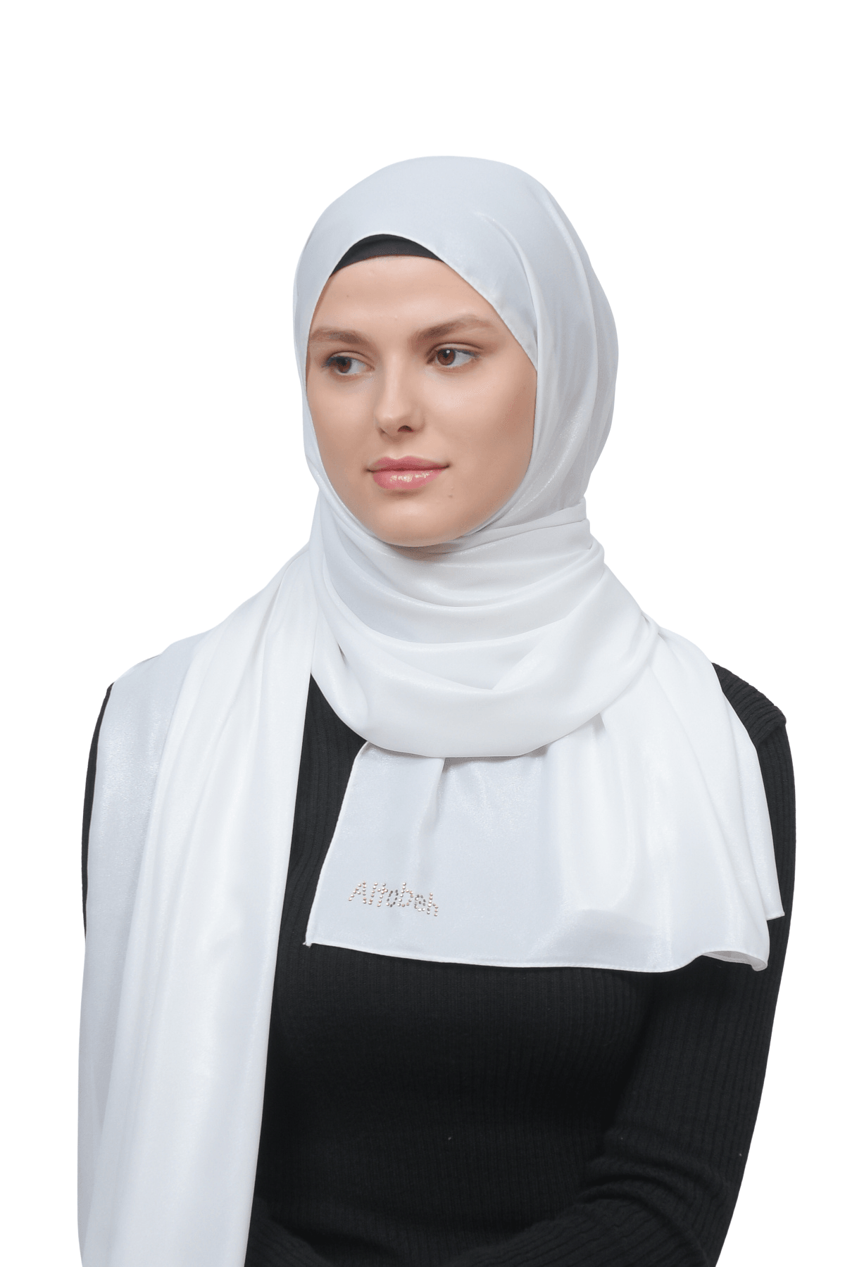Glittery Chiffon Shawl Hijab - Elegant Evening Wear