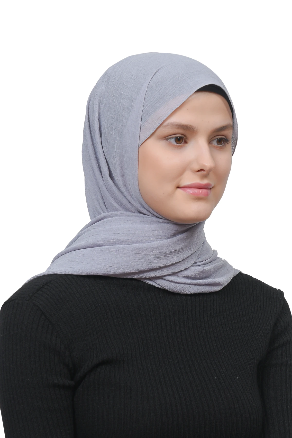 Kadın Pratik Kırışık Krinkıl Mira Tesettür Şal