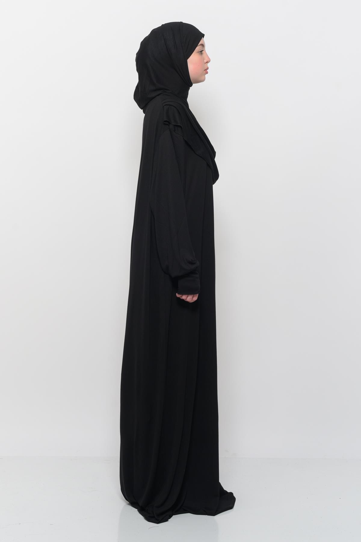 One-Piece Organic Cotton Hijab Prayer Dress 