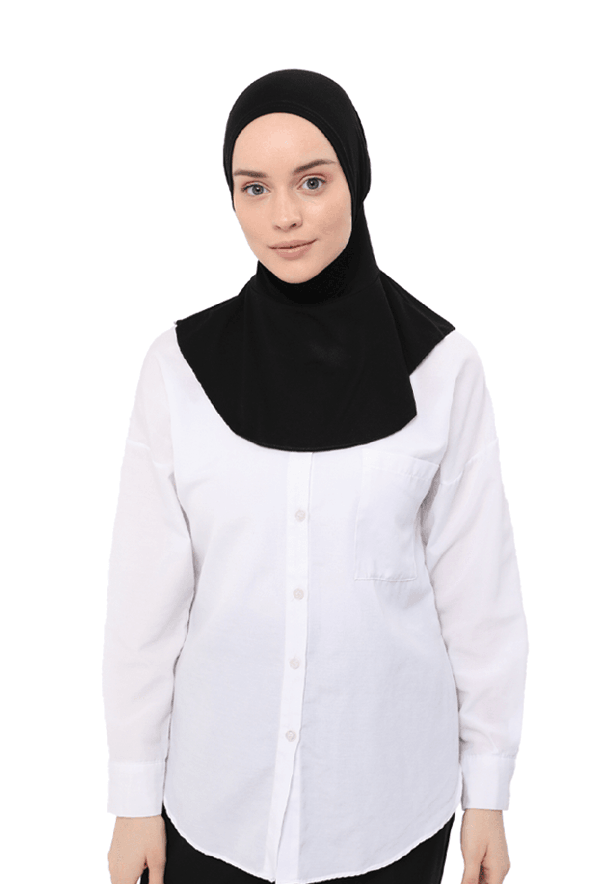 Kadın Tesettür Pratik Boyunluklu Hijab - Sporcu Bone