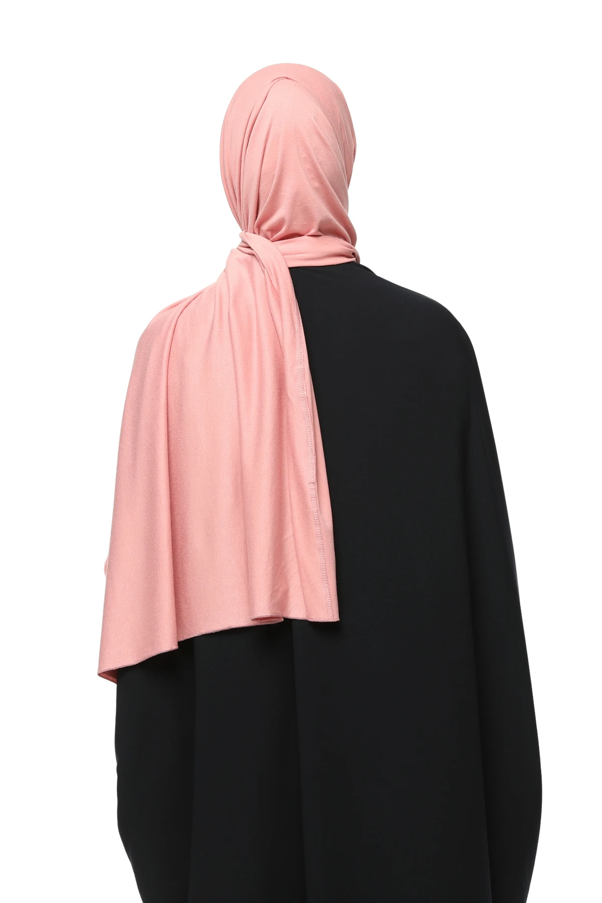 Hazır Pratik Geçmeli Lüks Organik Düz Penye Şal Eşit Hizalı