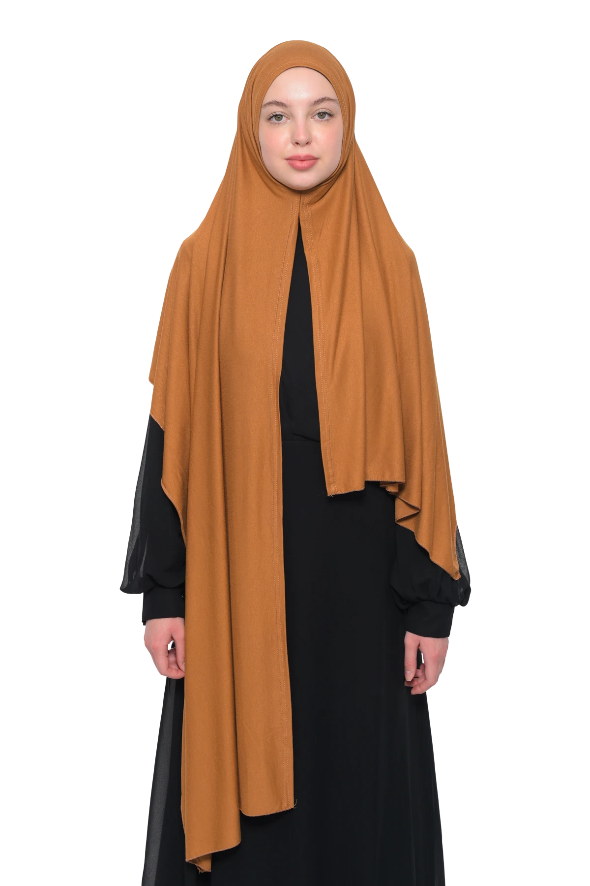 Hazır Pratik Geçmeli Lüks Organik Düz Penye Şal Çapraz Hizalı