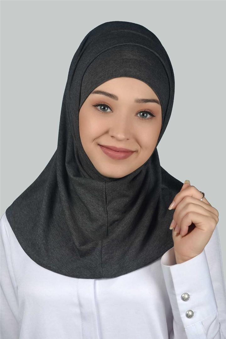 İkili Set Pratik Eşarp Hazır Türban ve Hijab Tesettür Bonesi