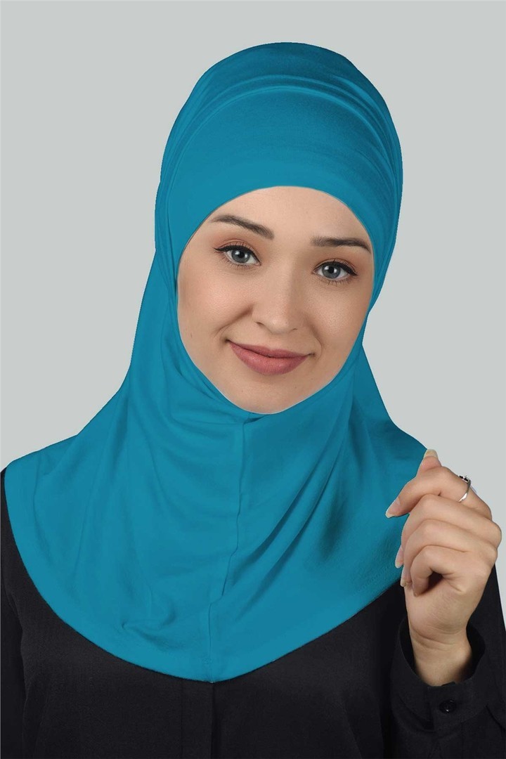 İkili Set Pratik Eşarp Hazır Türban ve Hijab Tesettür Bonesi