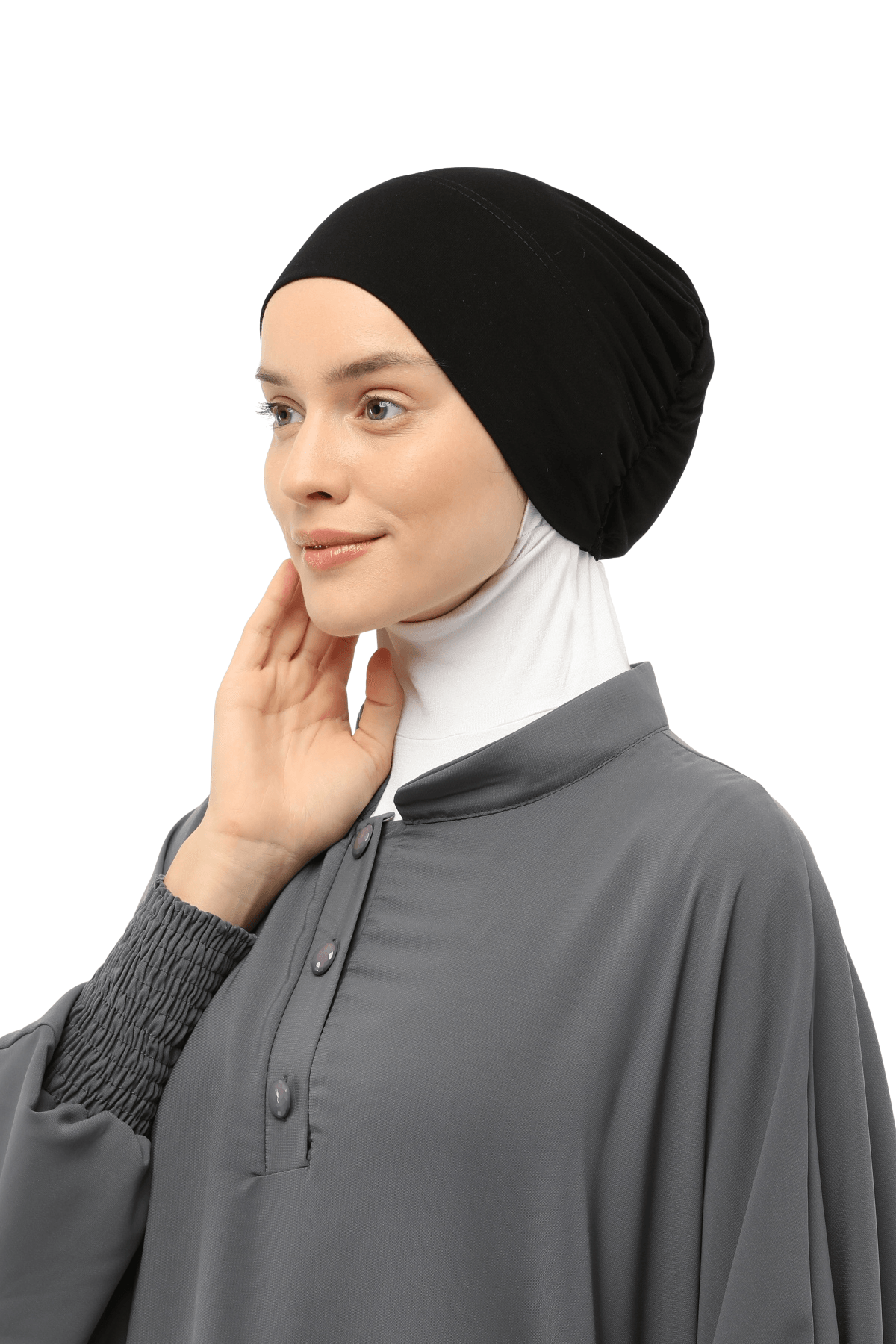 Instant Practical Fitted Elastic Hijab Bonnet