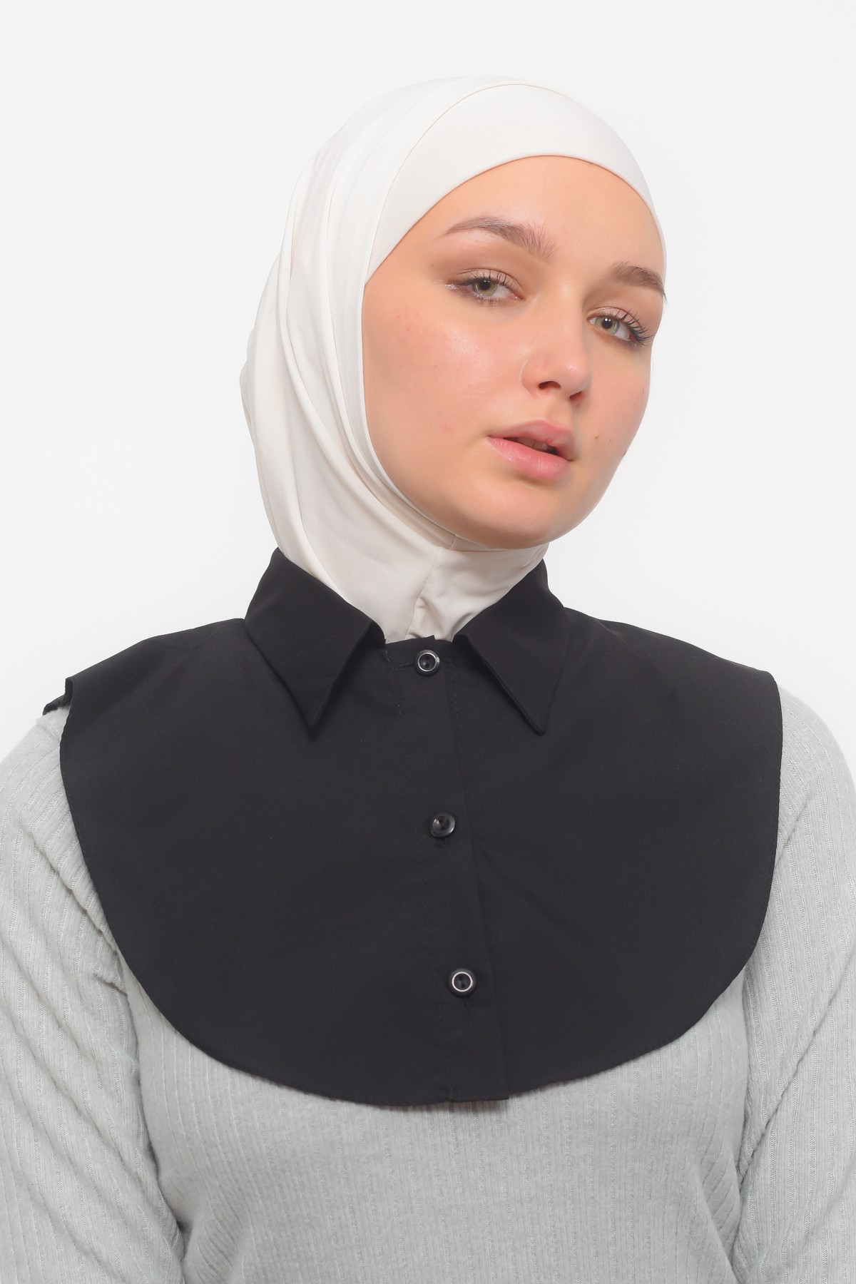 Women's Plain Shirt Hijab Neck Cover