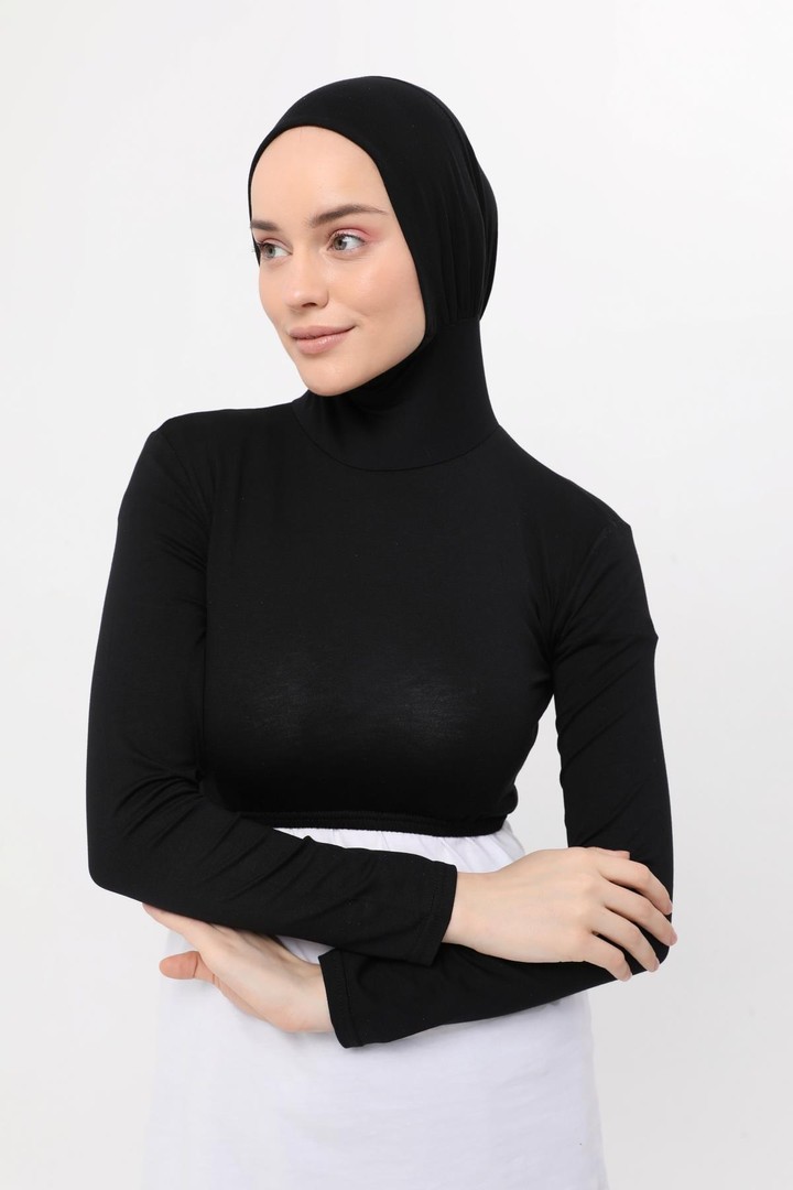 Long-Sleeved Neck Cover Bonnet Half Body