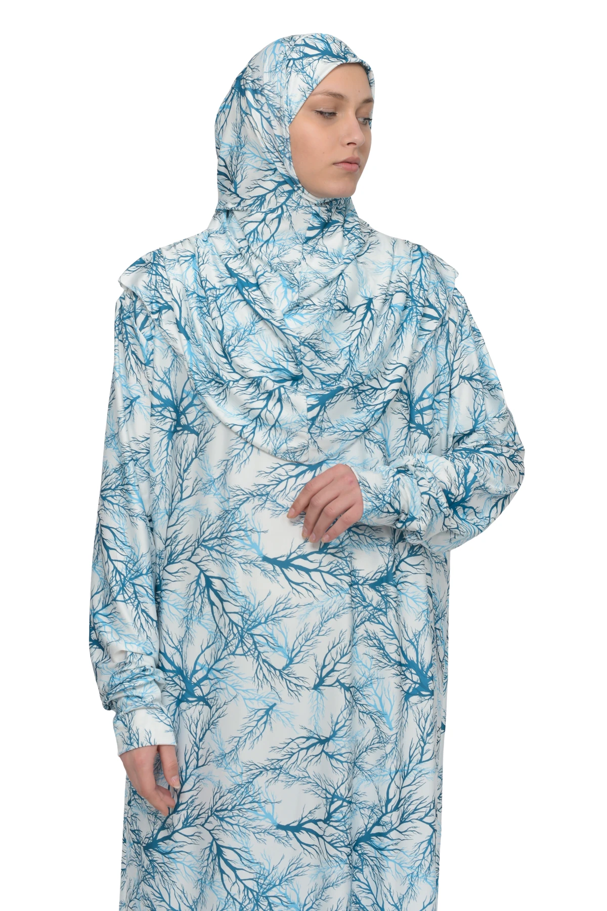 Innovative Lycra One-Piece Prayer Dress - Elegant and Practical