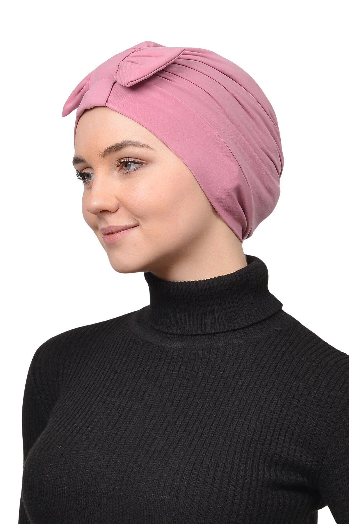 Fiyonklu Çift Yönlü Çapraz Tesettür Bone