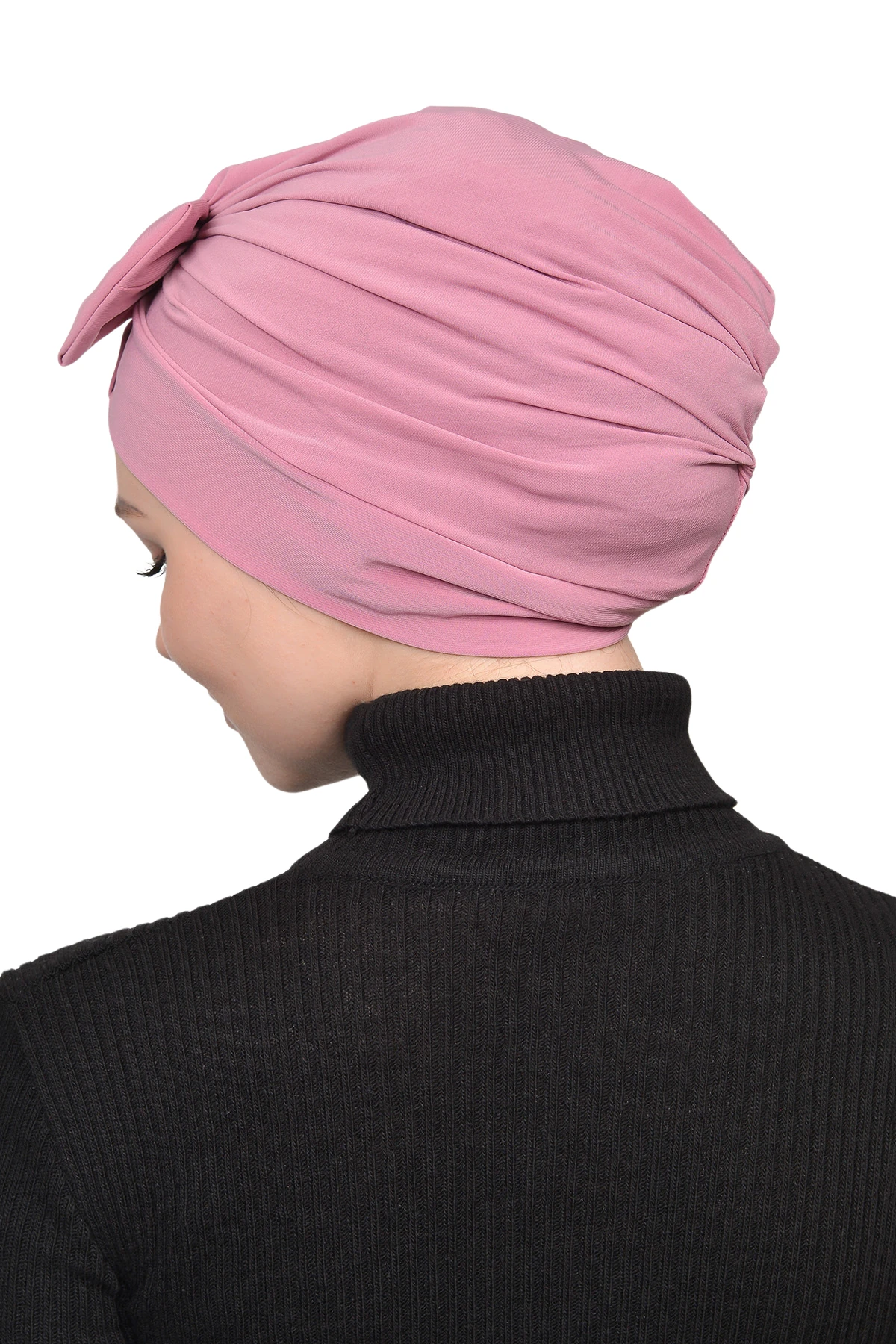 Fiyonklu Çift Yönlü Çapraz Tesettür Bone