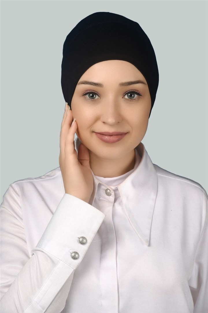 Instant Practical Snap-On Long Hijab Bonnet