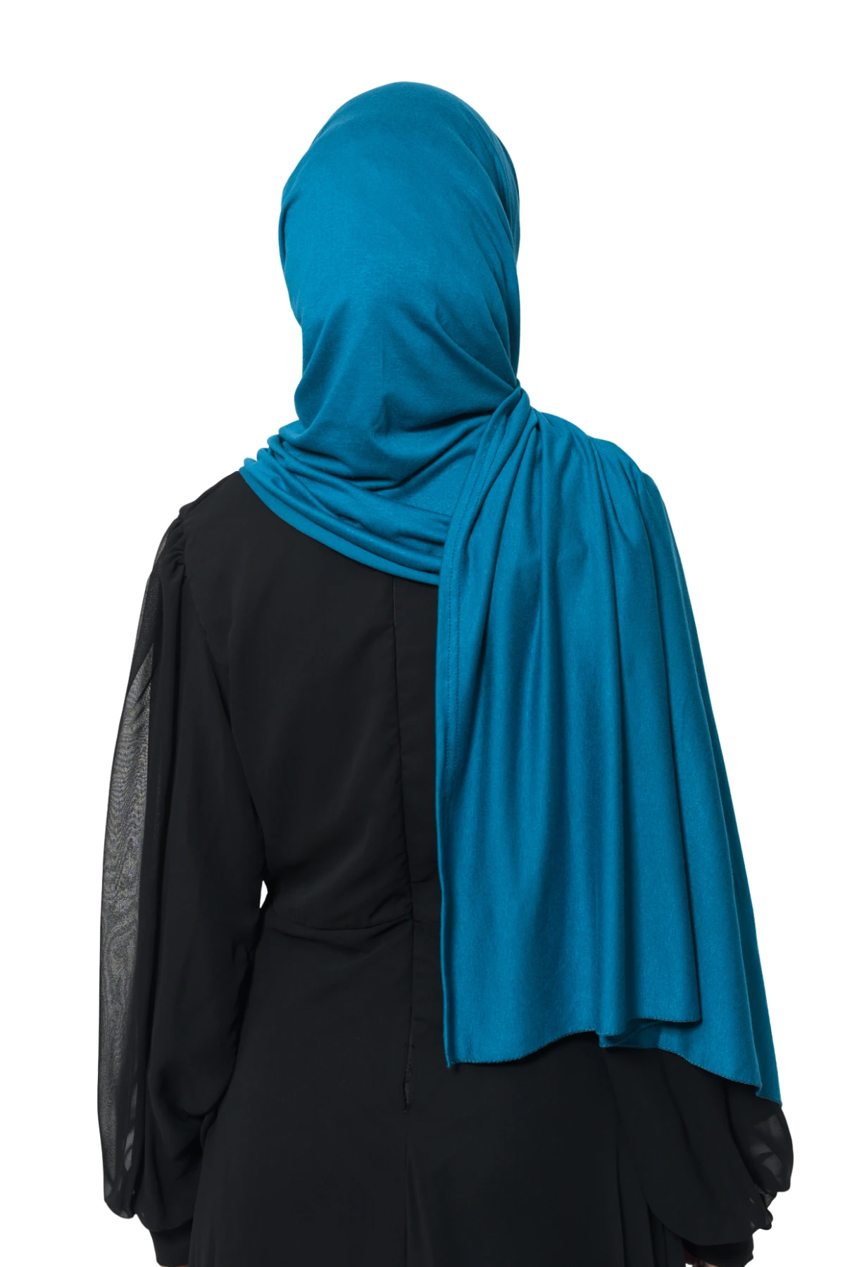 Hazır Pratik Geçmeli Lüks Organik Düz Penye Şal Eşit Hizalı