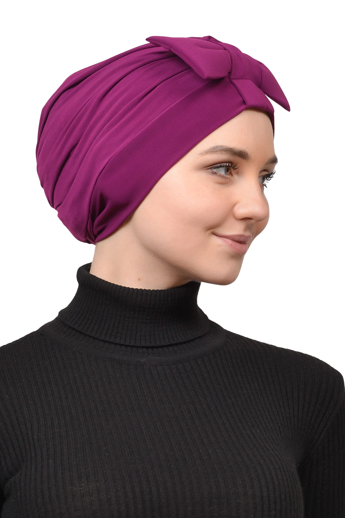 Fiyonklu Çift Yönlü Çapraz Tesettür Bone