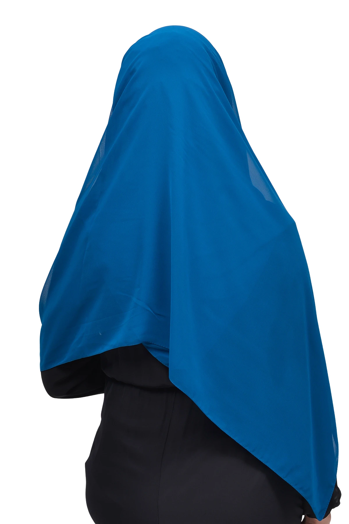 Hazır Pratik Taşlı Malezya Tesettür Şifon Şal