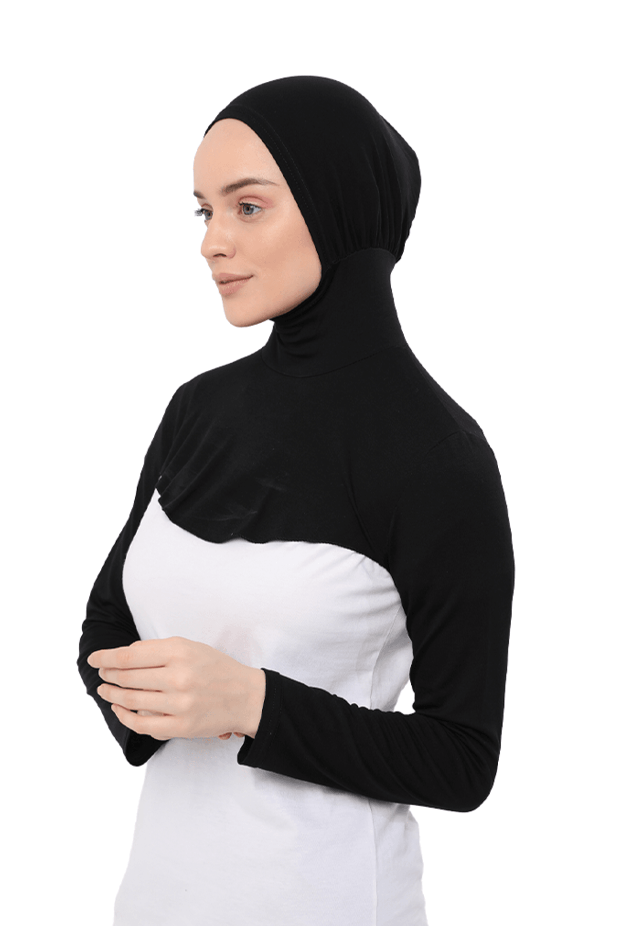 Boyunluklu Boneli Uzun Kolluk