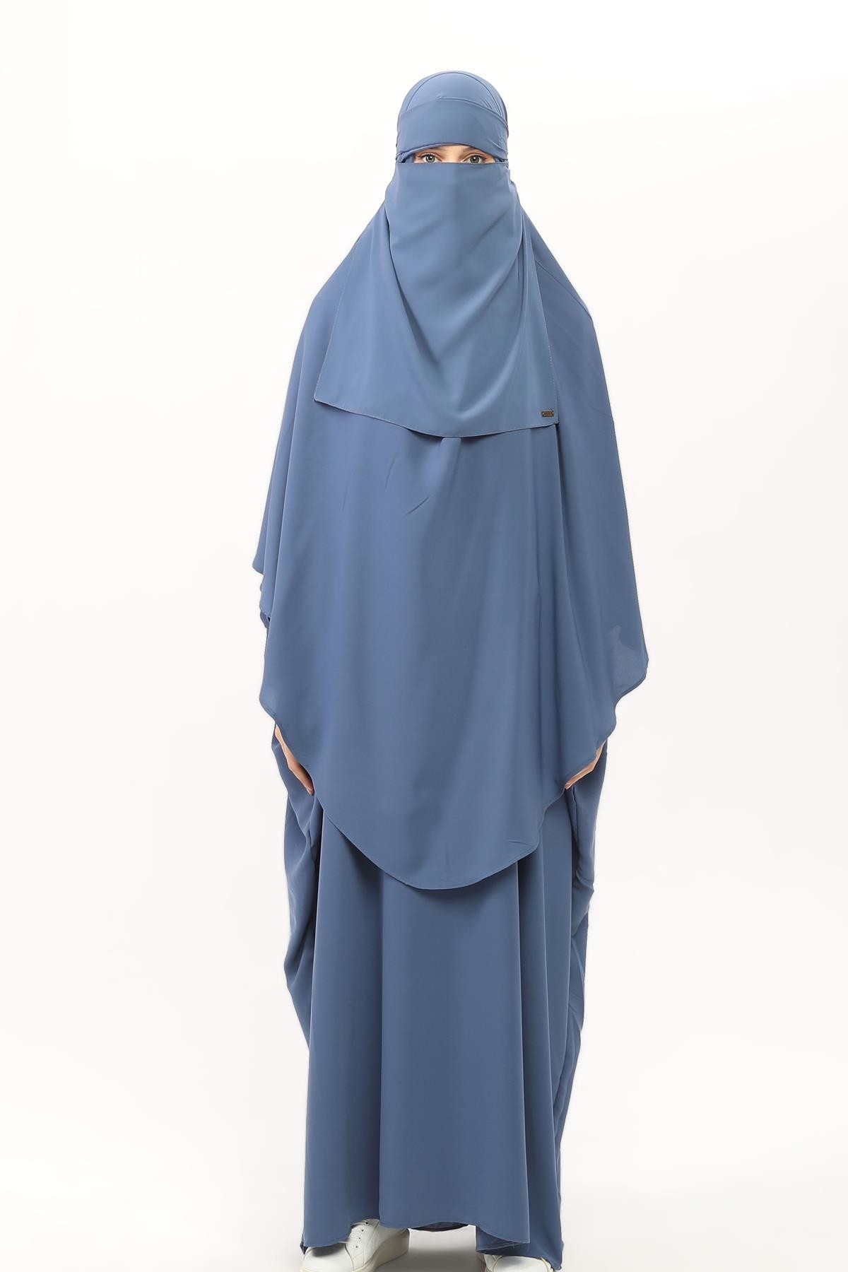 Women's 3-Piece Niqab Abaya Set